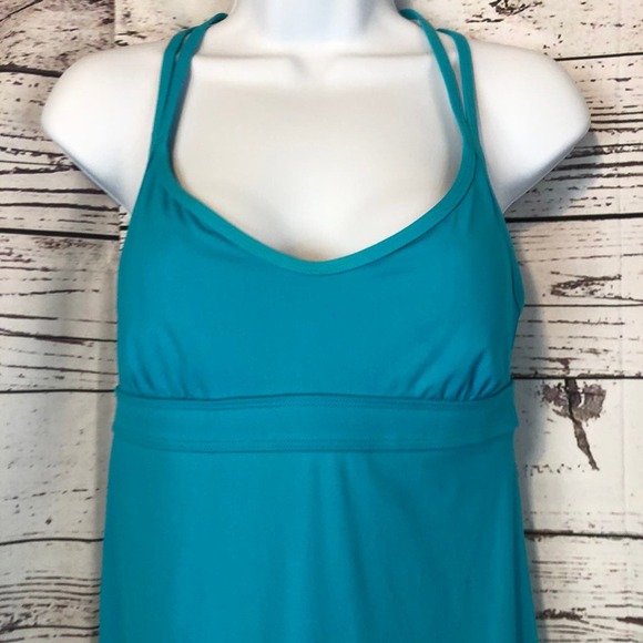 Athleta Coastline Swim Dress in blue size small - Picture 5 of 12